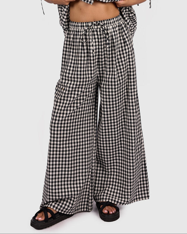 Posey Pants | Black Gingham