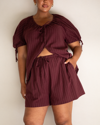 Wine Pinstripe