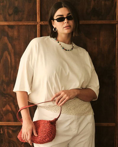 Slouchy Tee | White
