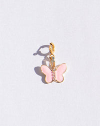 Flutter Pink Butterfly Charm