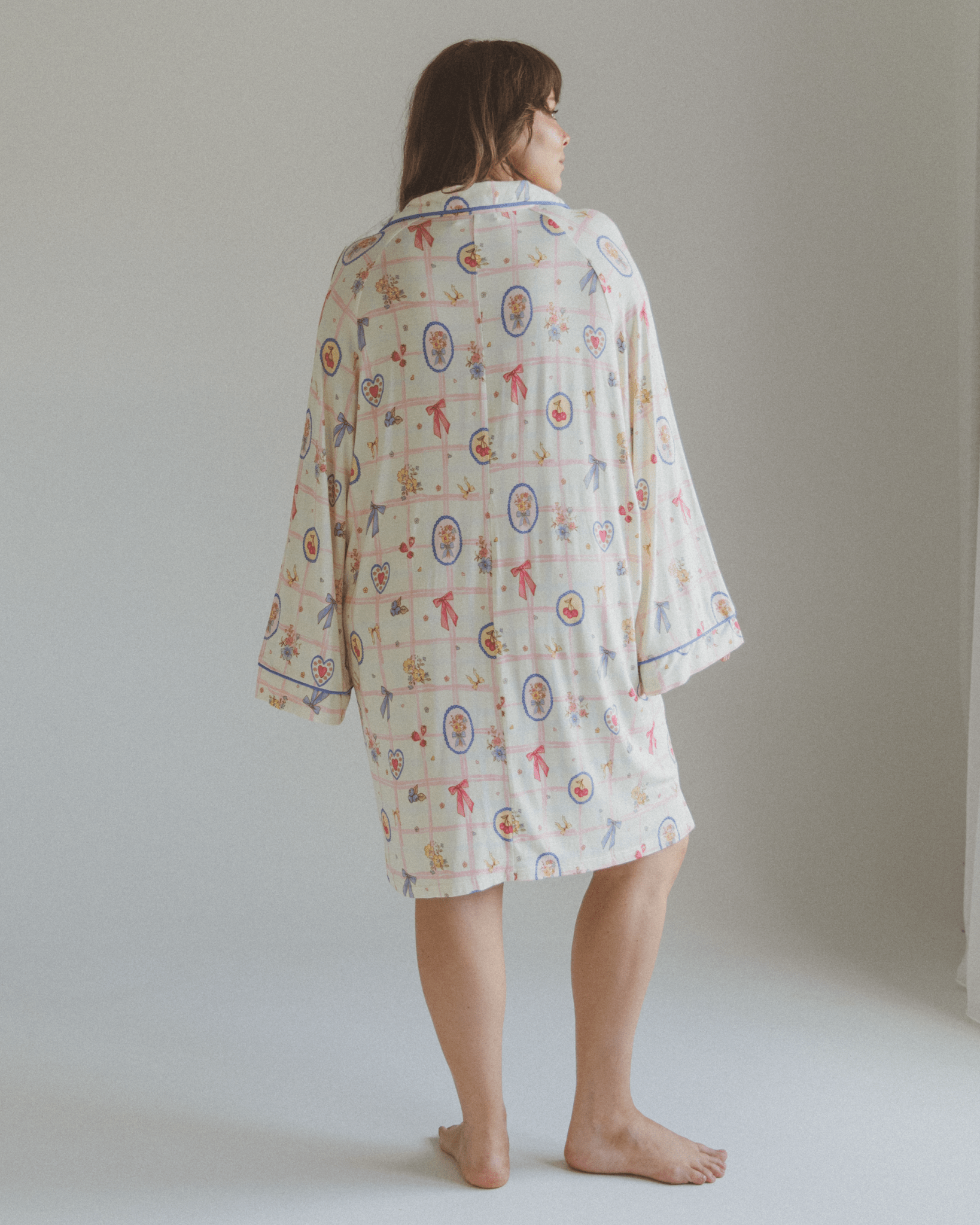 Coquette-inspired cotton nightie – soft and romantic sleepwear for women