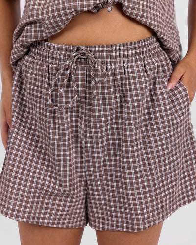 Matilda Shorts | Walnut Gingham