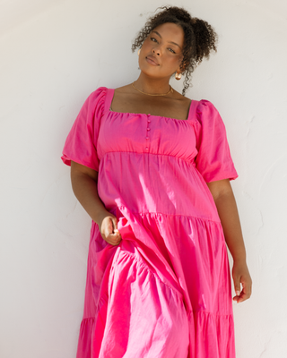 Lotus Maxi Dress | Pink