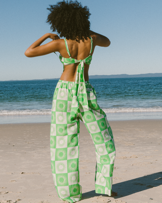 Pearl Lounge Pants | Green Sol