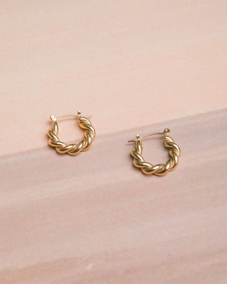 Mimi Hoop Earrings | Gold