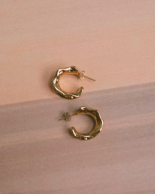 Anais Hoop Earrings | Gold