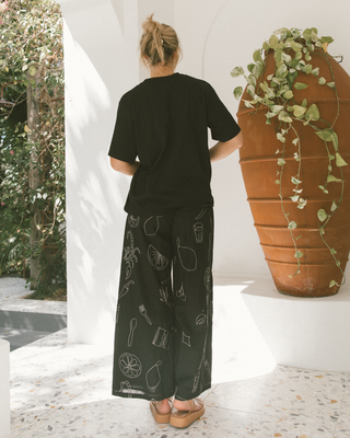 Lacey Pants | Black Caliente