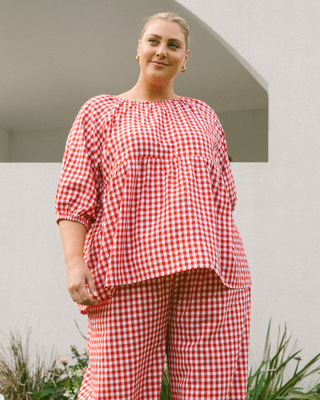 Florence Top | Red Gingham (PRE-ORDER)