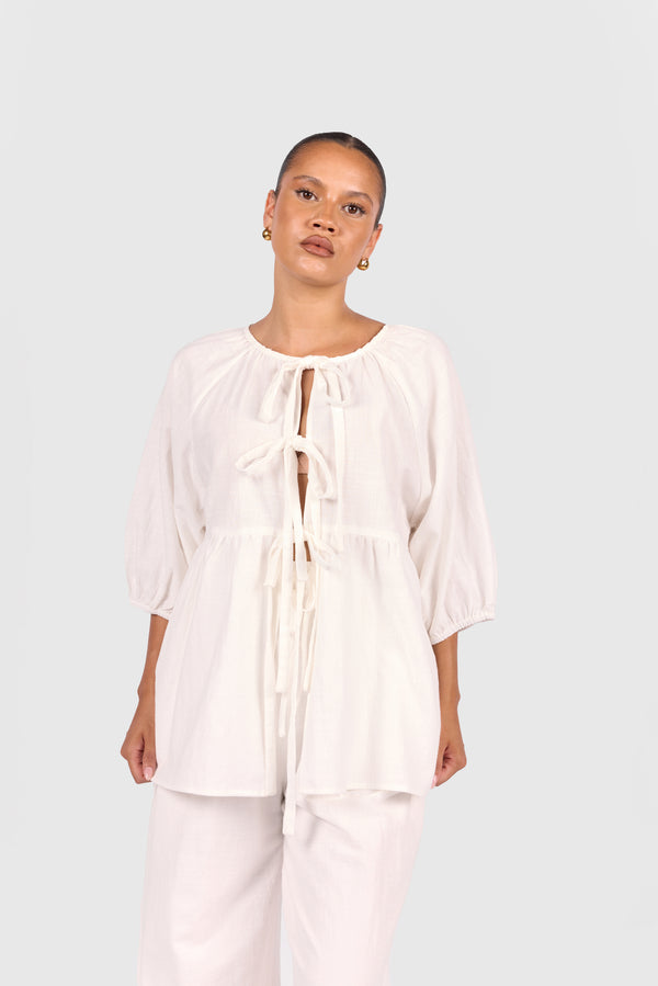 Florence Top | White