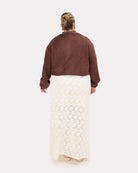 Lucia Bomber Jacket in Chocolate | Size Inclusive Maternity Wear | The Lullaby Club