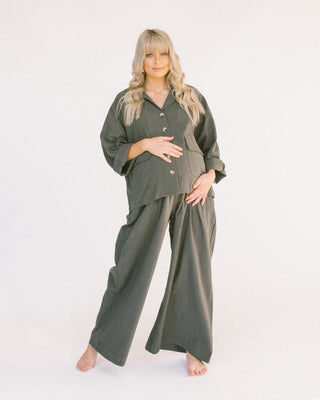 The Lullaby Club_Womens Lounge Pants_Cotton/linen lounge pants