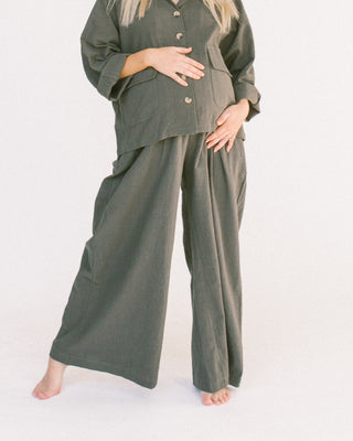 The Lullaby Club_Womens Lounge Pants_Cotton/linen lounge pants