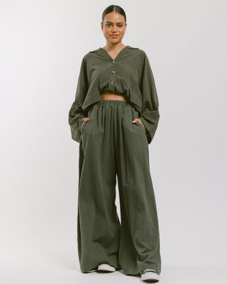 The Lullaby Club_Womens Lounge Pants_Cotton/linen lounge pants